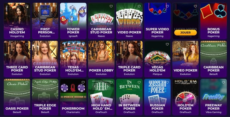 FgFox Casino Poker live