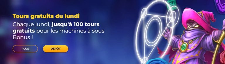 FgFox Casino tours gratuits lundi